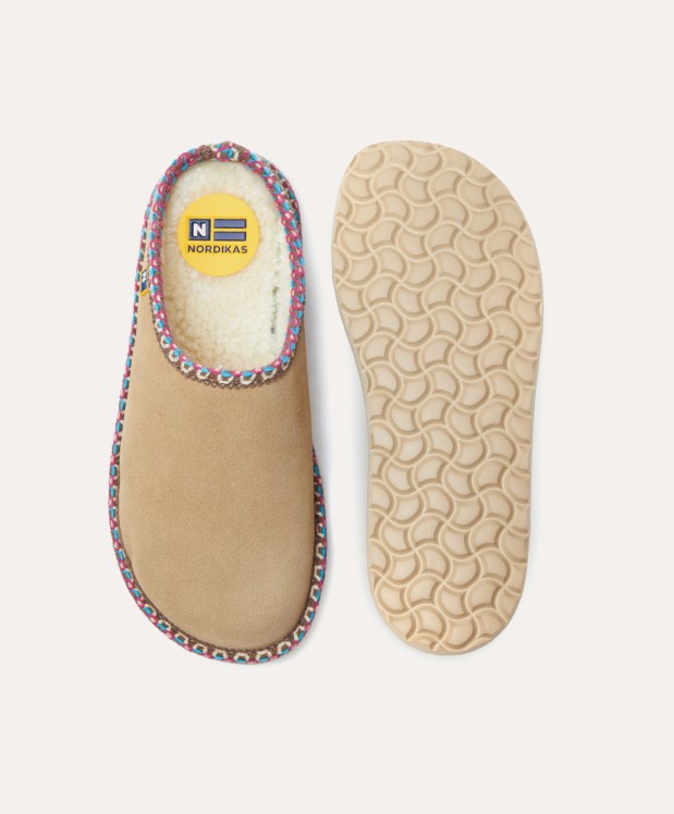 nordikas ZAPATILLAS DE CASA MUJER AFELPADO ARENA Precio de fábrica