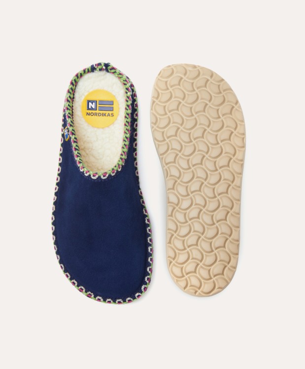 nordikas ZAPATILLAS DE CASA MUJER AFELPADO INDICO Solo hoy
