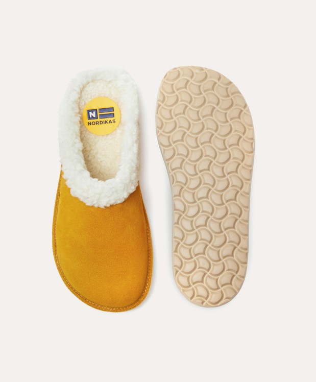 nordikas ZAPATILLAS DE CASA MUJER AFELPADO YELLOW Promoción trimestral