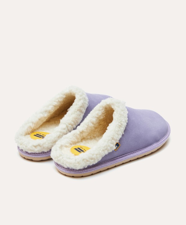nordikas ZAPATILLAS DE CASA MUJER AFELPADO LILA Superdescuento