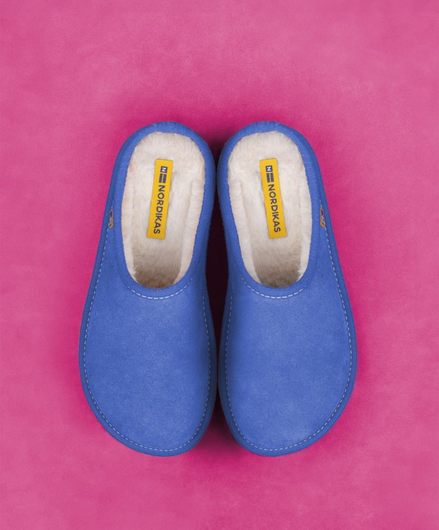 nordikas ZAPATILLAS DE CASA MUJER AFELPADO ZAFIRO Tienda de fábrica