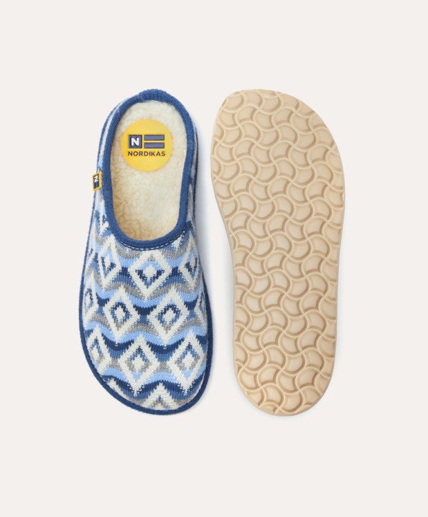 nordikas ZAPATILLAS DE CASA MUJER NEPAL AZUL Limitado a 3 días