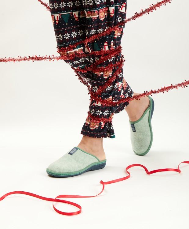 nordikas ZAPATILLAS DE CASA MUJER TIROL ESMERALDA Descuentos del mes
