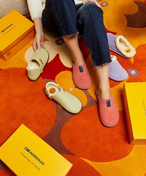 nordikas ZAPATILLAS DE CASA MUJER TIROL CORAL Ofertas de temporada