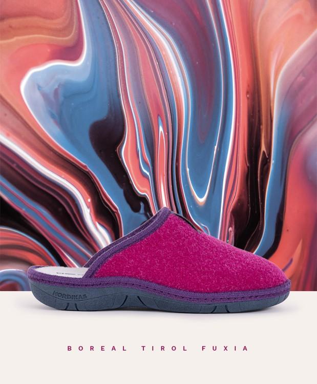 nordikas ZAPATILLAS DE CASA MUJER TIROL FUXIA Grandes ahorros