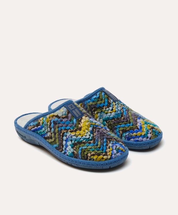 nordikas ZAPATILLAS DE CASA MUJER ANDINO AZUL En línea