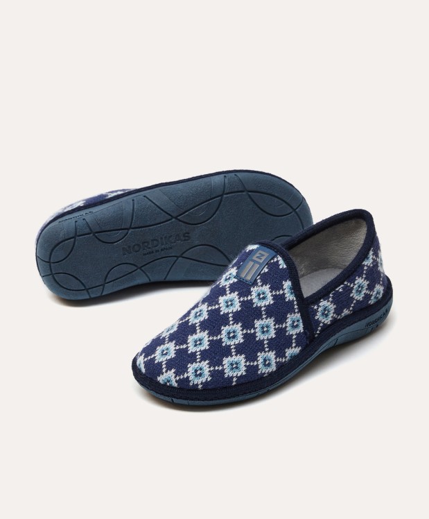 nordikas ZAPATILLAS DE CASA MUJER CERLER MARINO Venta caliente