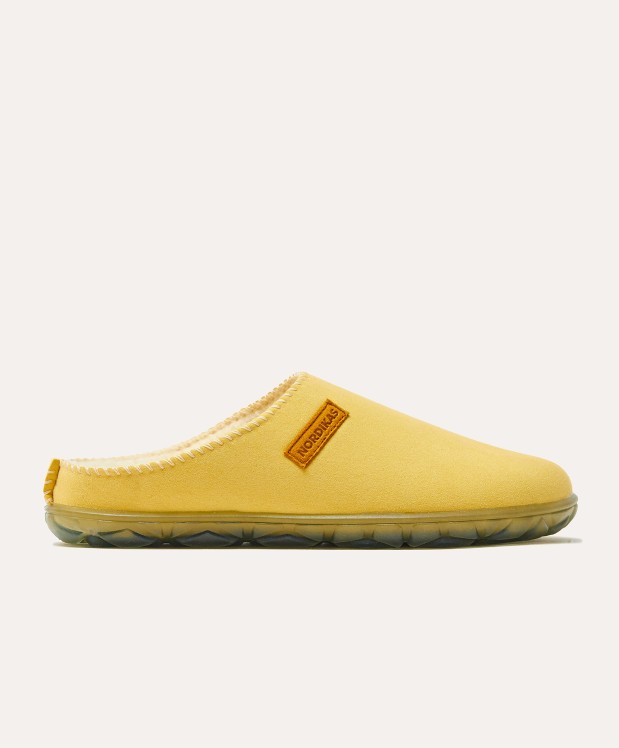 nordikas ZAPATILLAS DE CASA MUJER ECO SUEDE YELLOW Rebajas baratas