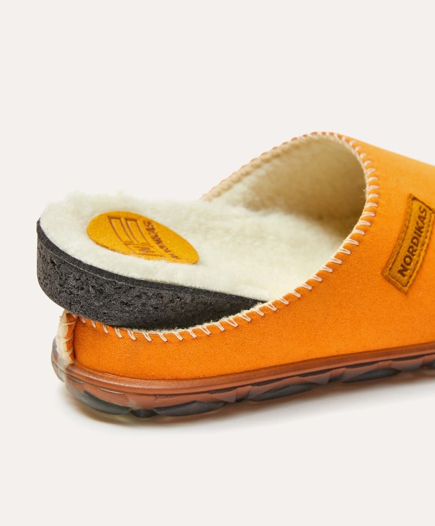 nordikas ZAPATILLAS DE CASA MUJER ECO SUEDE ORANGE Los más vendidos