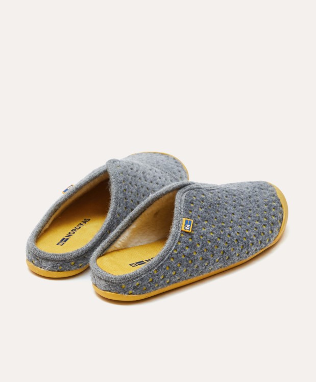 nordikas ZAPATILLAS DE CASA MUJER PUNTINI GRIS Liquidación