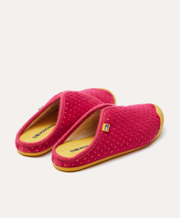 nordikas ZAPATILLAS DE CASA MUJER PUNTINI FRESA Mejor oferta