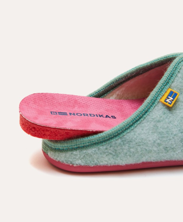 nordikas ZAPATILLAS DE CASA MUJER VIENA ESMERALDA Oferta especial