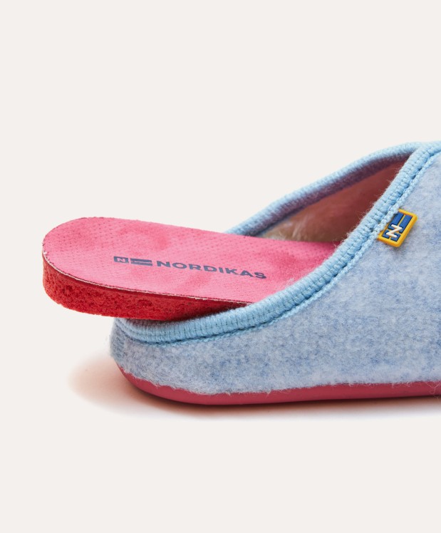 nordikas ZAPATILLAS DE CASA MUJER VIENA CELESTE Envío gratis