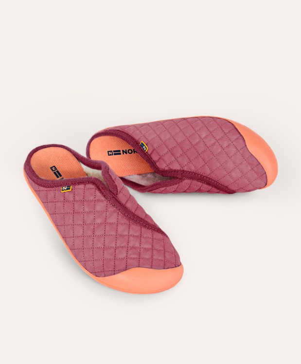 nordikas ZAPATILLAS DE CASA MUJER MONCLER ROSA Promoción por tiempo limitado