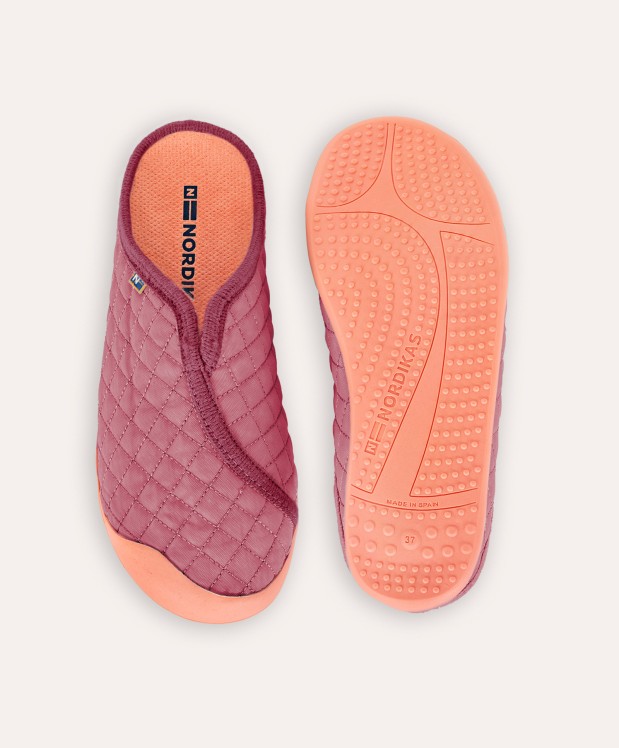 nordikas ZAPATILLAS DE CASA MUJER MONCLER ROSA Promoción por tiempo limitado