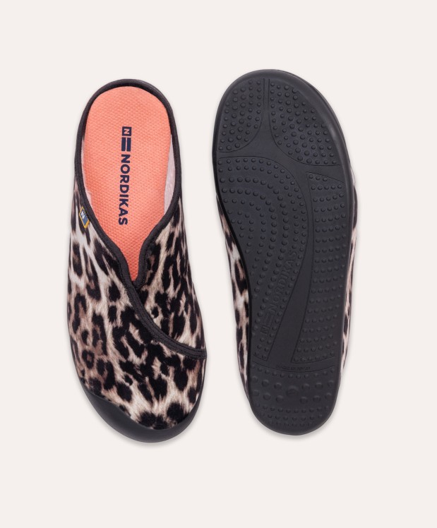 nordikas ZAPATILLAS DE CASA MUJER LINCE MARRON Solo hoy