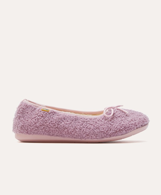 nordikas ZAPATILLAS DE CASA MUJER TEDDY MALVA Liquidación