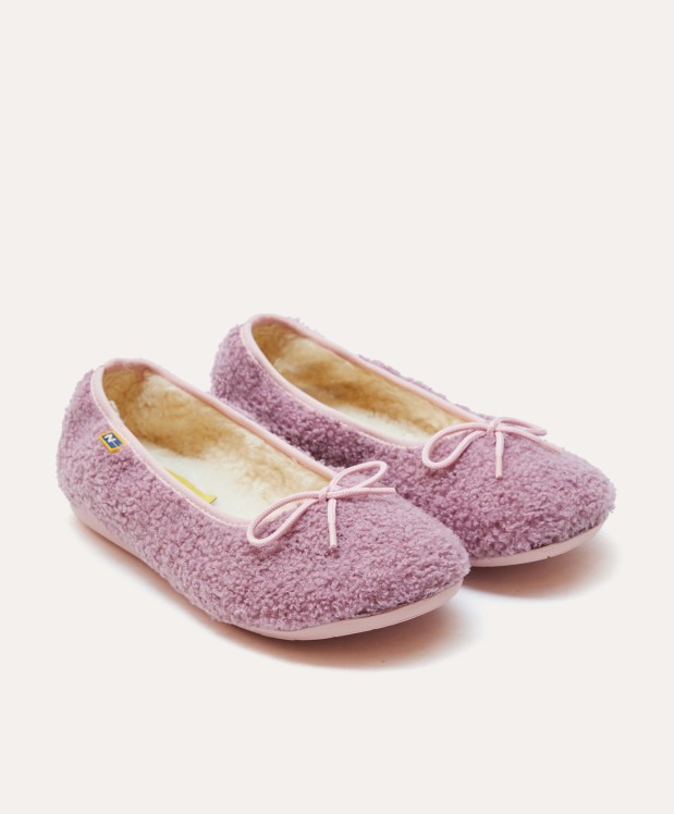 nordikas ZAPATILLAS DE CASA MUJER TEDDY MALVA Liquidación