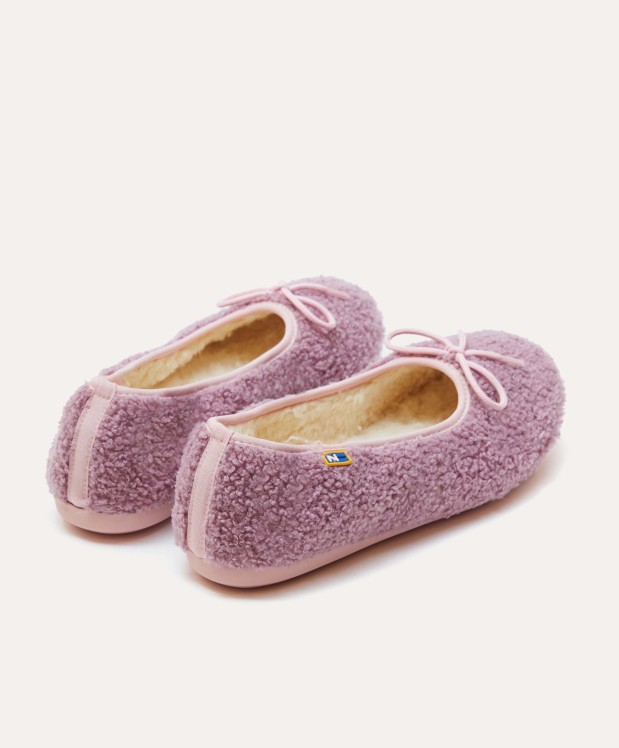 nordikas ZAPATILLAS DE CASA MUJER TEDDY MALVA Liquidación