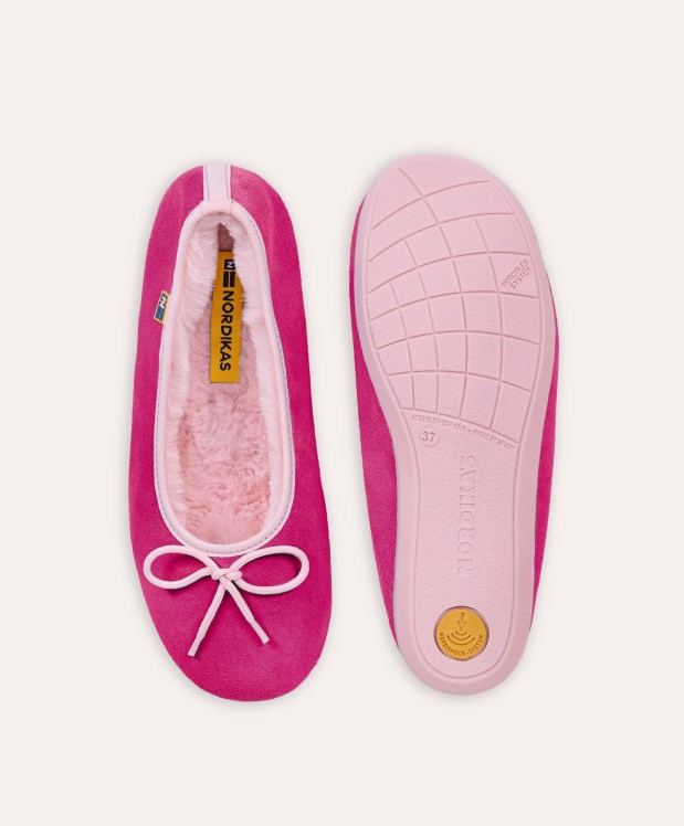 nordikas ZAPATILLAS DE CASA MUJER AFELPADO FRESA Envío internacional gratuito