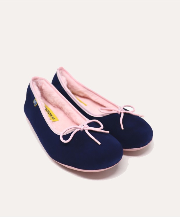 nordikas ZAPATILLAS DE CASA MUJER AFELPADO INDICO Tienda de fábrica