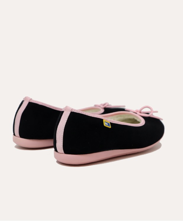 nordikas ZAPATILLAS DE CASA MUJER AFELPADO NEGRO Ahorra y exporta