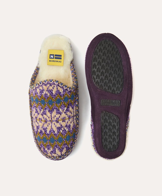 nordikas ZAPATILLAS DE CASA MUJER FORMIGAL PURPURA Grandes ahorros
