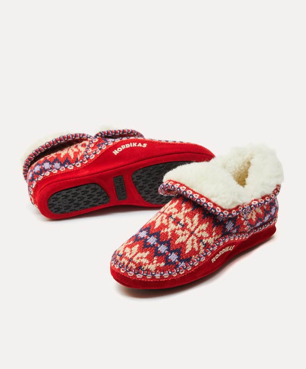 nordikas ZAPATILLAS DE CASA MUJER FORMIGAL CEREZA Precio ultrabajo