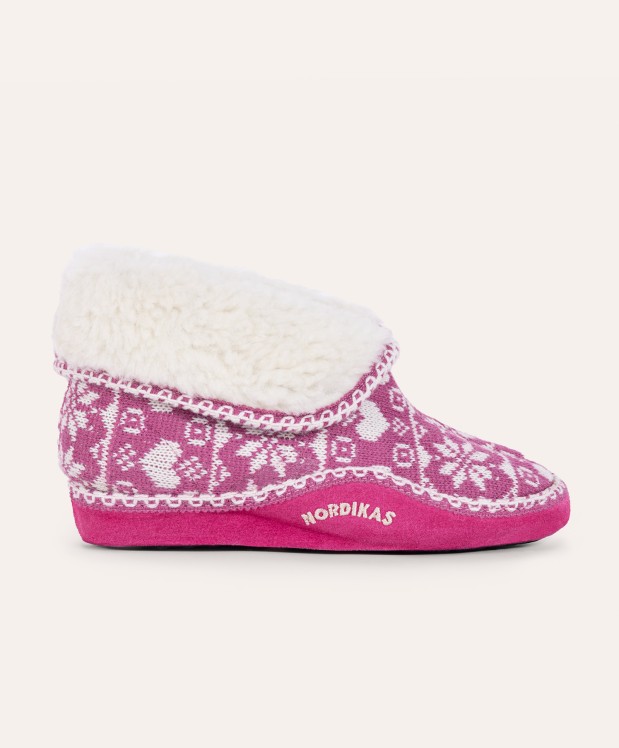 nordikas ZAPATILLAS DE CASA MUJER COPITOS FRESA En línea