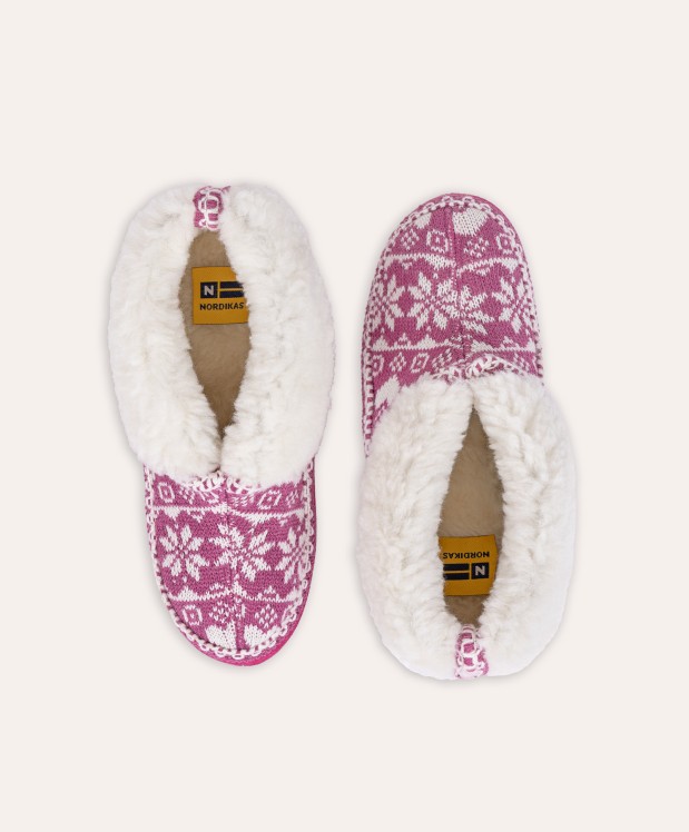 nordikas ZAPATILLAS DE CASA MUJER COPITOS FRESA En línea