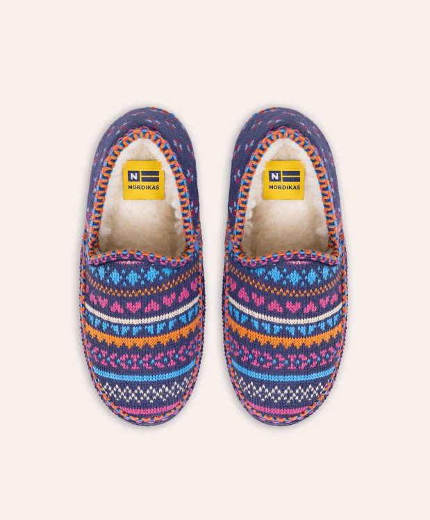 nordikas ZAPATILLAS DE CASA MUJER CANDANCHU MARINO Gran oferta