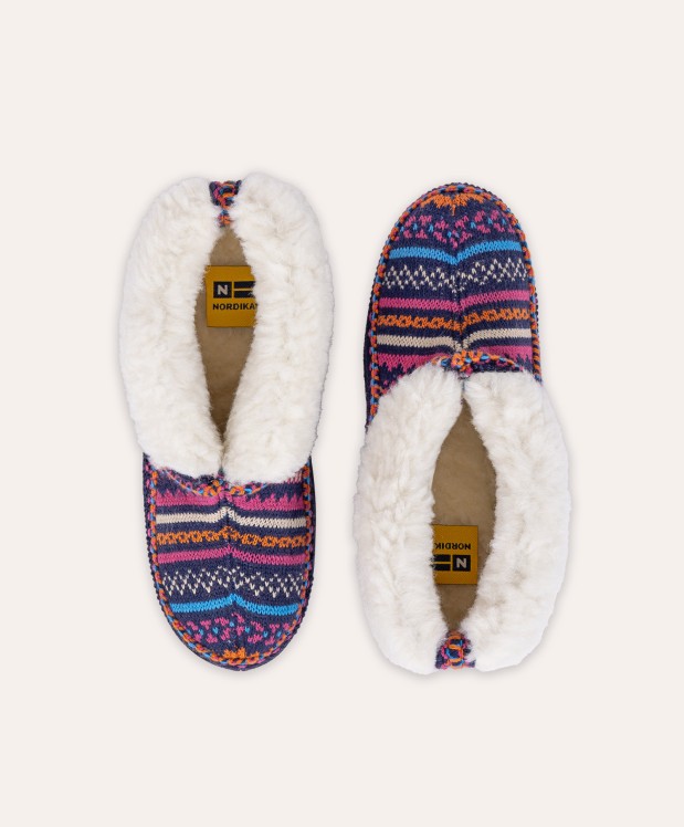 nordikas ZAPATILLAS DE CASA MUJER CANDANCHU MARINO Rebajas baratas