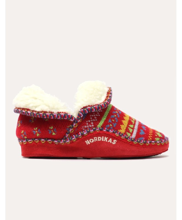 nordikas ZAPATILLAS DE CASA MUJER CANDANCHU ROJO Rebajas de fábrica
