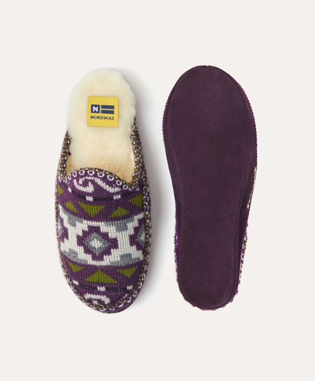 nordikas ZAPATILLAS DE CASA MUJER INCA PURPURA Ventas relámpago