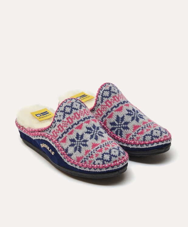 nordikas ZAPATILLAS DE CASA MUJER EDELWEIS MARINO Tienda