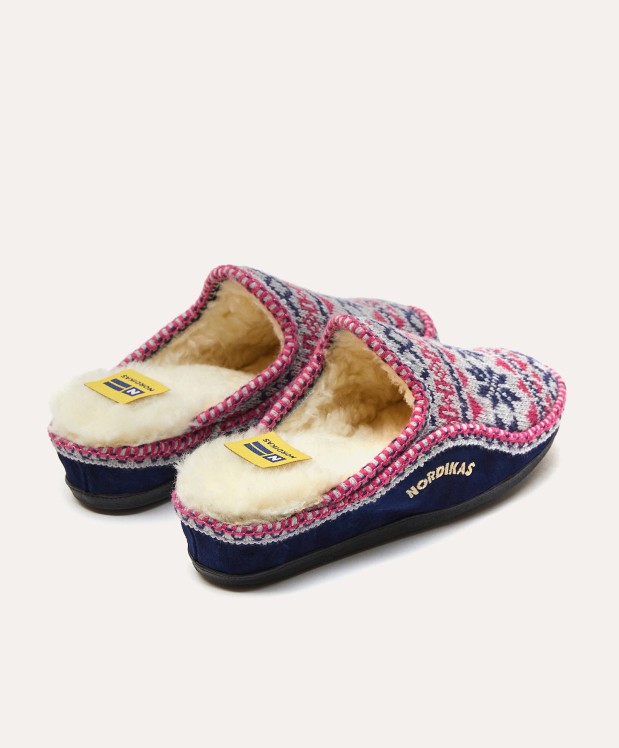 nordikas ZAPATILLAS DE CASA MUJER EDELWEIS MARINO Tienda