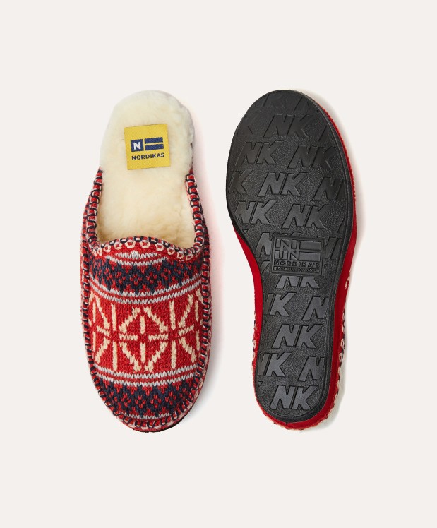 nordikas ZAPATILLAS DE CASA MUJER TEIDE ROJO Envío gratis