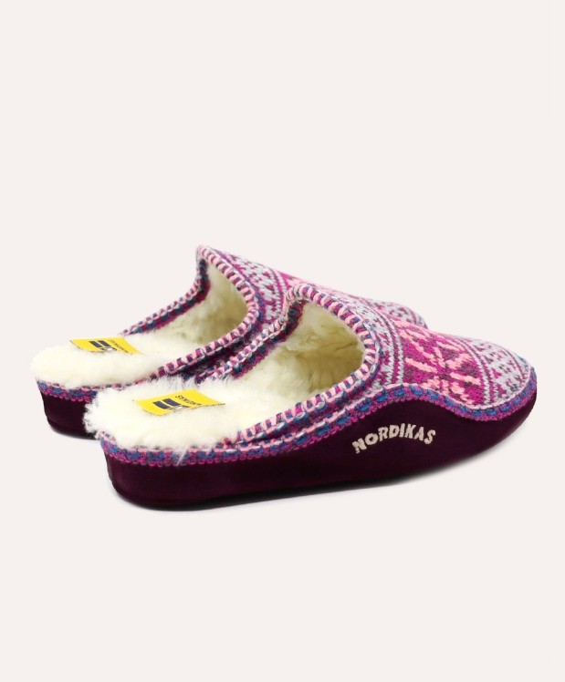 nordikas ZAPATILLAS DE CASA MUJER TEIDE MORADO Envío gratis