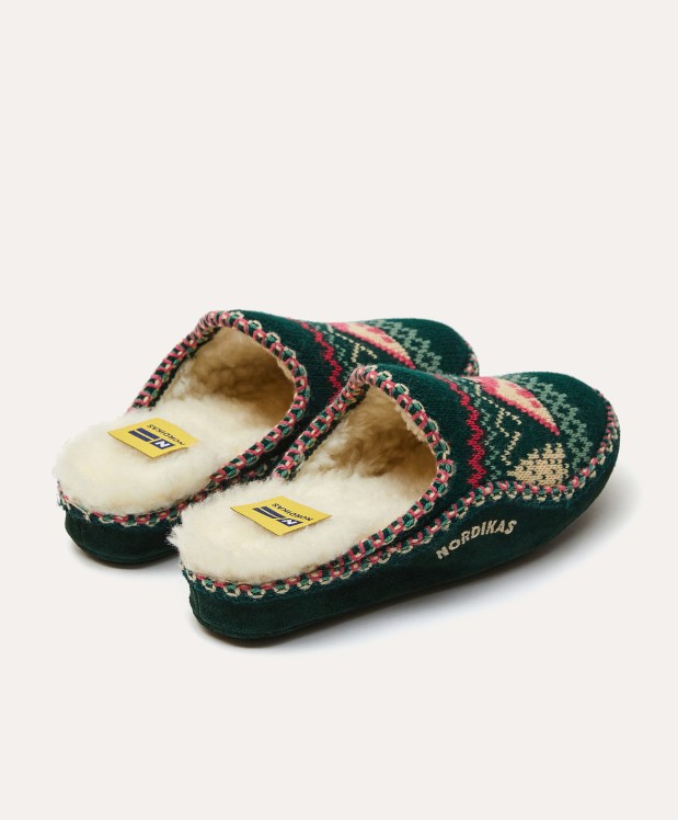 nordikas ZAPATILLAS DE CASA MUJER REFUGIO VERDE BOTELLA Últimos 2 días