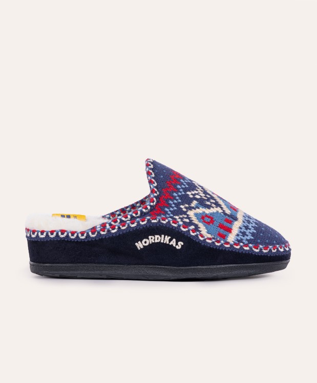 nordikas ZAPATILLAS DE CASA MUJER CABAÑA MARINO Precio de fábrica