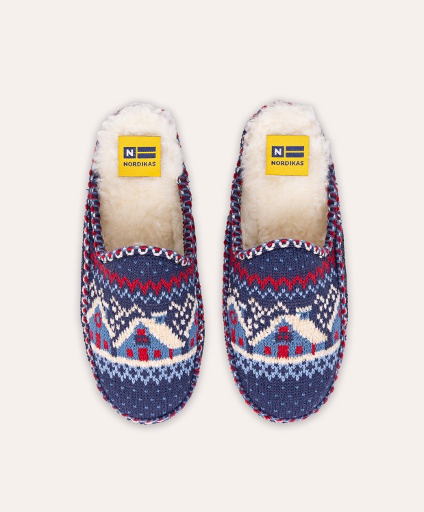nordikas ZAPATILLAS DE CASA MUJER CABAÑA MARINO Precio de fábrica