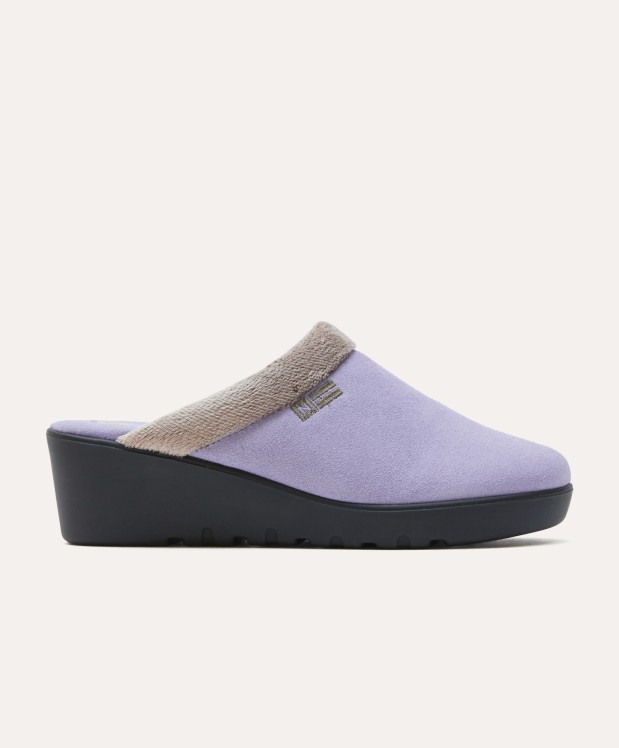 nordikas ZAPATILLAS DE CASA MUJER AFELPADO LILA Oferta especial de fábrica