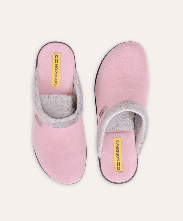 nordikas ZAPATILLAS DE CASA MUJER AFELPADO ROSA Promoción trimestral