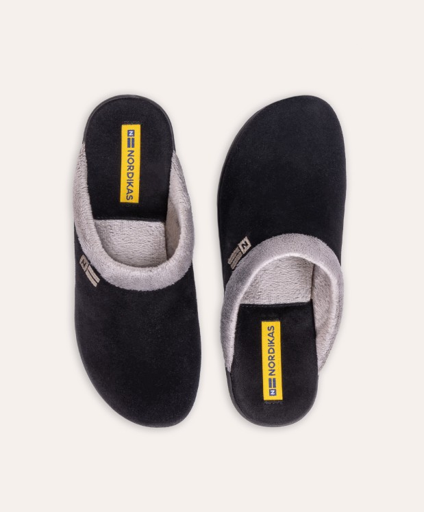 nordikas ZAPATILLAS DE CASA MUJER AFELPADO NEGRO Solo queda un día