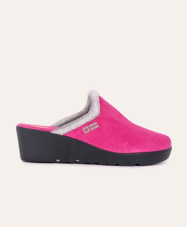 nordikas ZAPATILLAS DE CASA MUJER AFELPADO FRESA Superdescuento