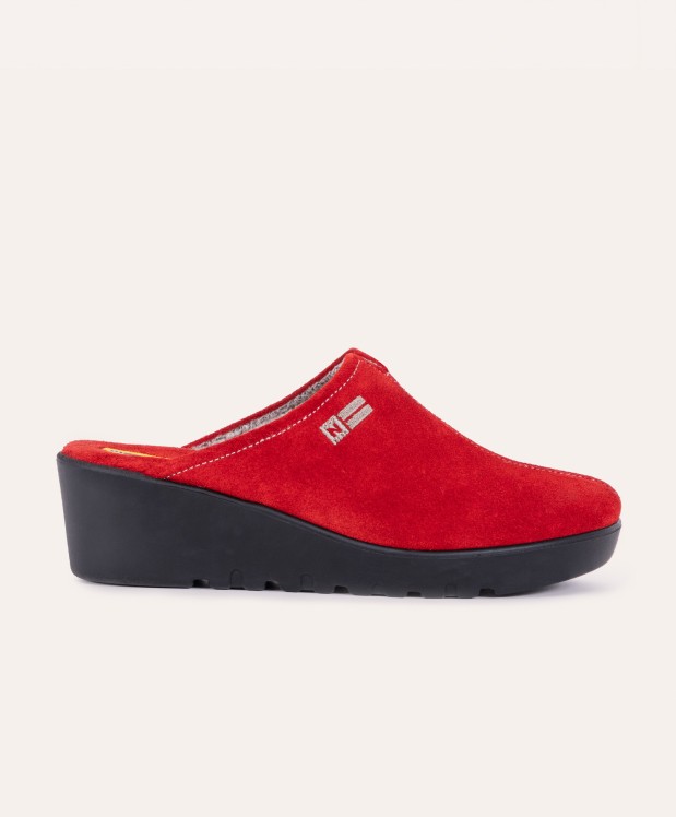 nordikas ZAPATILLAS DE CASA MUJER AFELPADO CEREZA Envío internacional gratuito