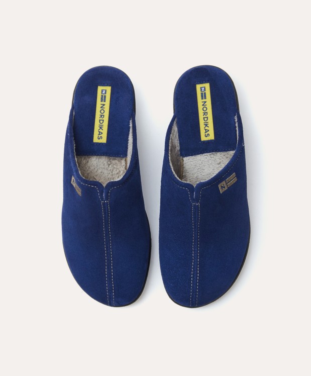 nordikas ZAPATILLAS DE CASA MUJER AFELPADO INDICO Tienda de fábrica