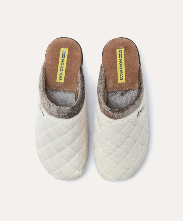 nordikas ZAPATILLAS DE CASA MUJER ALPINO BEIGE En oferta