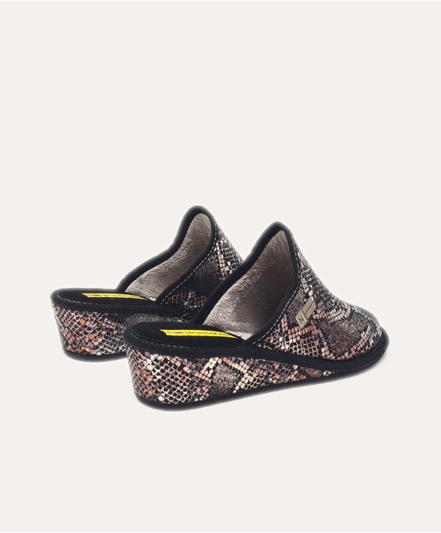 nordikas ZAPATILLAS DE CASA MUJER PITON ONYX Grandes ahorros
