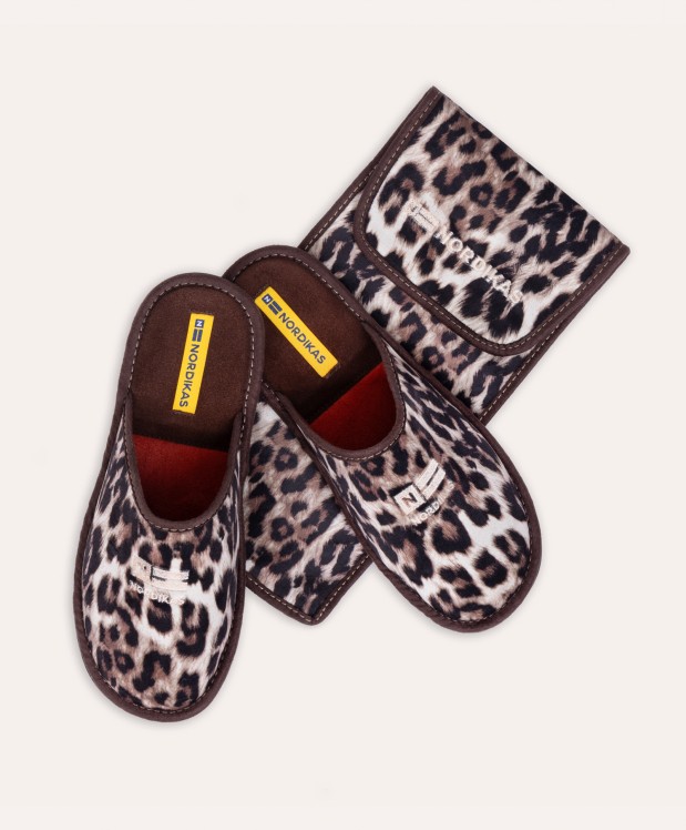 nordikas ZAPATILLAS DE VIAJE MUJER LINCE MARRON Devoluciones gratuitas